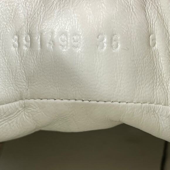 GUCCI Microguccissim Red Leather High Top Sneakers Lace Up Size 36 - Picture 11 of 11